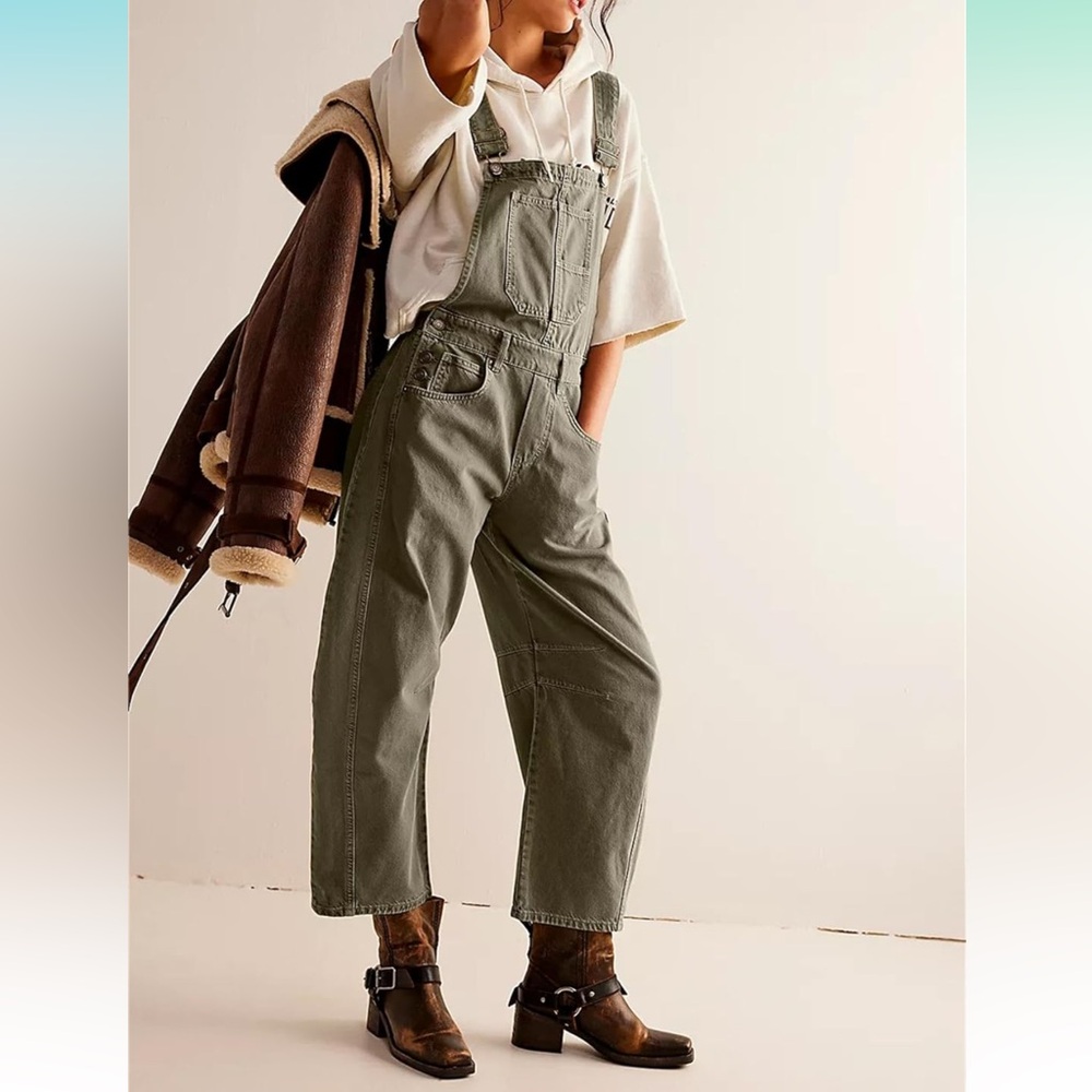 Green Barrel Overalls